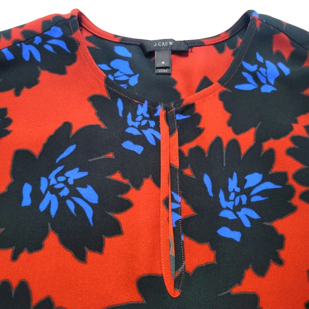 Jcrew Firework Floral Top
